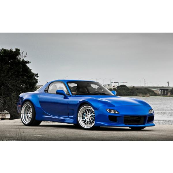 絵画風 壁紙ポスター (はがせるシール式) マツダ RX-7(3代目