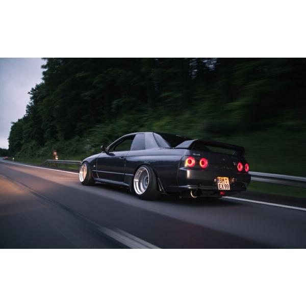 1989　スカイラインGT-R BNR32型　B2サイズポスター JDM ミッドナイトクラブ - 日産 GT-R R32 - 全サイズ! ポスター