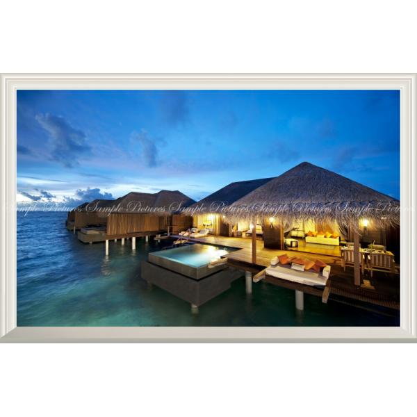 お気にいる 絵画風 壁紙ポスター モルディブ サンセット リゾート サンベッド 癒し 扉なし窓仕様 Rmdv 017nw1 ワイド版 901mm 585mm 早者勝ち Www Iacymperu Org