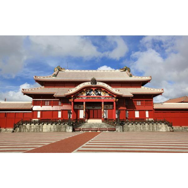 写真パネル貼り 首里城(部分) 写真パネル貼り 首里城(部分)