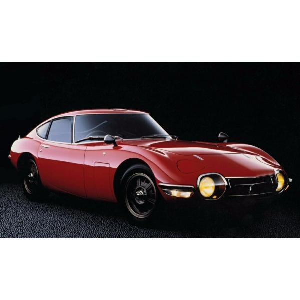 絵画風 壁紙ポスター (はがせるシール式) トヨタ 2000GT 1967年 名車