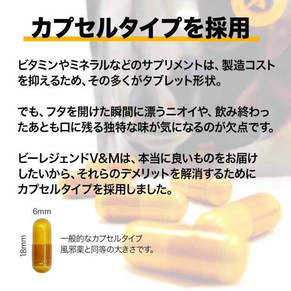 ビーレジェンド マルチビタミン & ミネラル 栄養機能食品 カプセルタイプ ビタミン13種 ミネラル11種 180粒 30日分 無味無臭 インフォームドスポーツ取得 スポーツ(身体を動かす人向け)