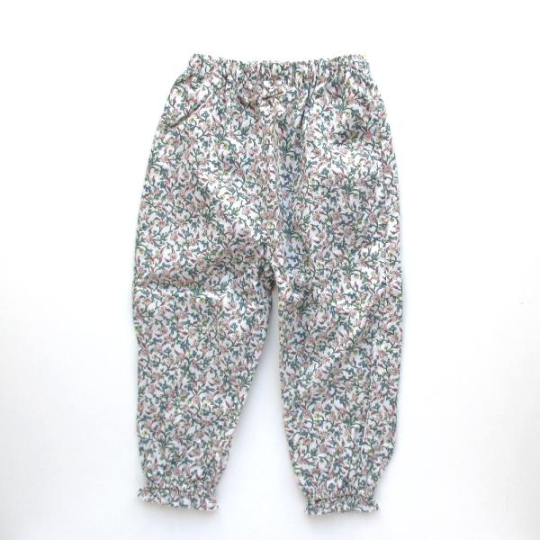 SALE 50%OFF パンツ ボトム RIO マルシェパンツ オフ×ピンク花 110cm 120cm 140cm 子供服 子ども服 花柄 2023SS