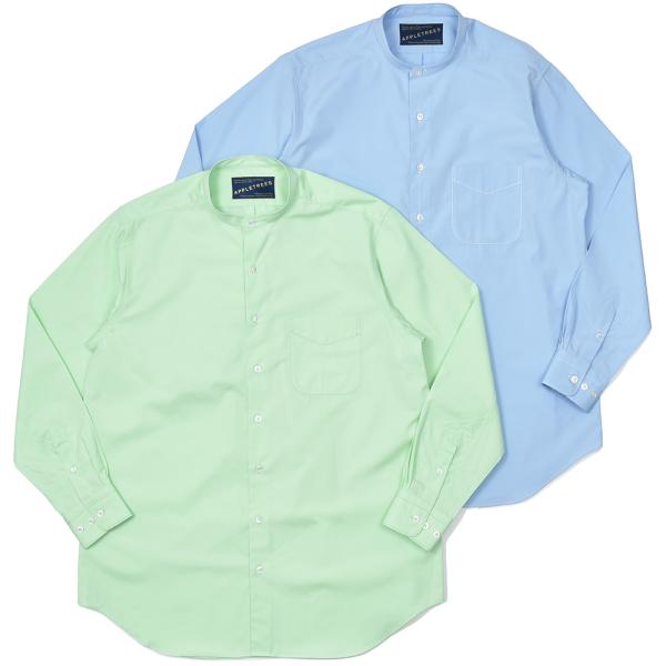 APPLETREES アップルツリーズ OPEN TRAVELER SHIRTS コットン ポプリン