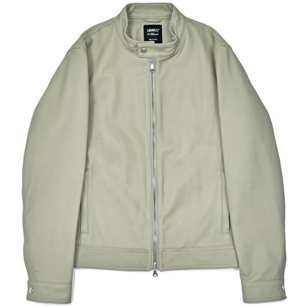 EMMETI JURI NAPPA ライダースジャケット EMMETI - JURI ラムスキン ナッパレザー シングル ライダース レザー