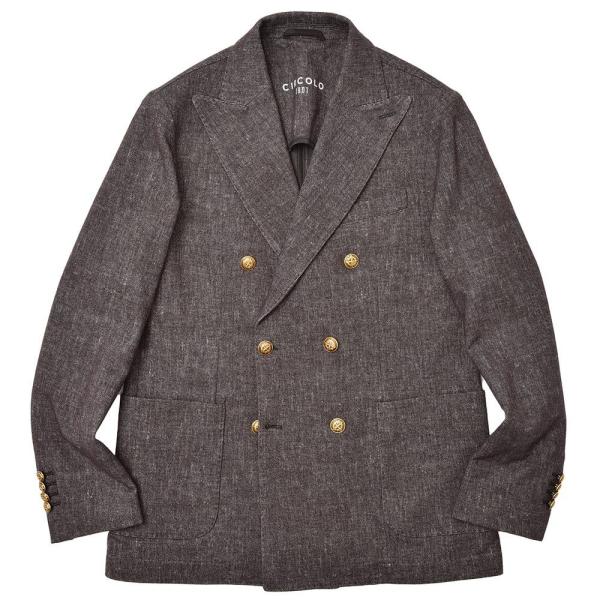 CIRCOLO 1901 コットンストレッチジャージーメタル釦ダブルジャケット realclothing_37002003109