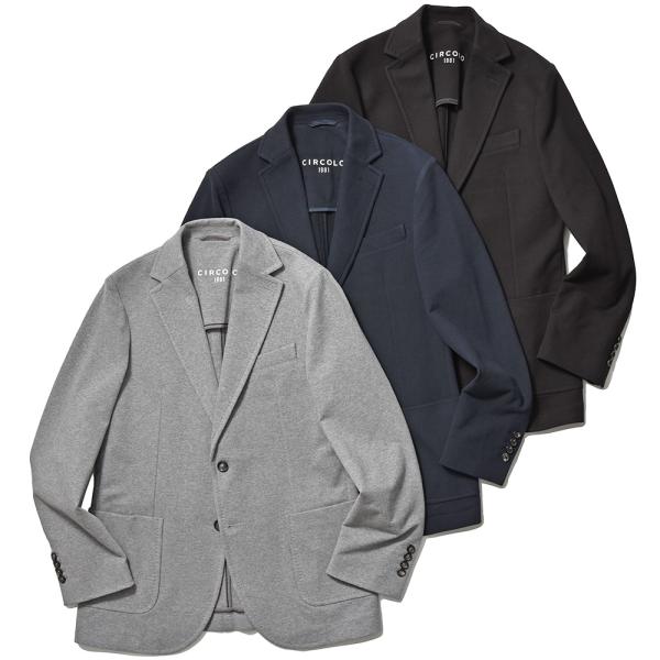 チルコロ1901 コットンストレッチジャージー　シングル2Bジャケット CIRCOLO 1901 チルコロ1901 コットン ストレッチ カシミヤタッチ