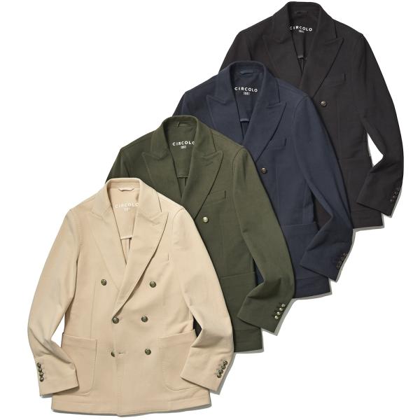 【美品】CIRCOLO 1901カシミヤタッチジャージジャケット　48L realclothing_37042001109