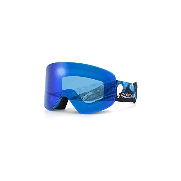 新品◆スキーゴーグル スノーボード ゴーグル メガネ　ヘルメット対応　磁気レンズ