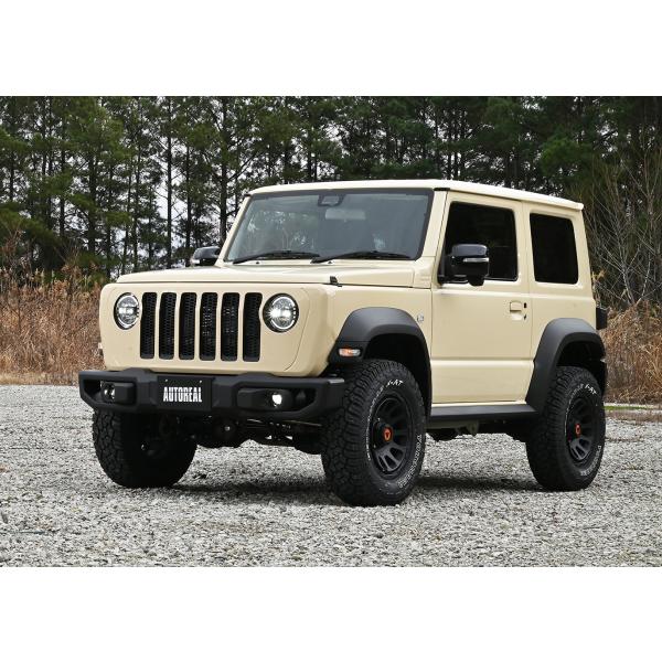 スペーシアギア　MK53Sフロントグリル　ジムニーフェイスマークレス スペーシアギア MK53Sフロントグリル 未塗装ジムニーフェイスマーク