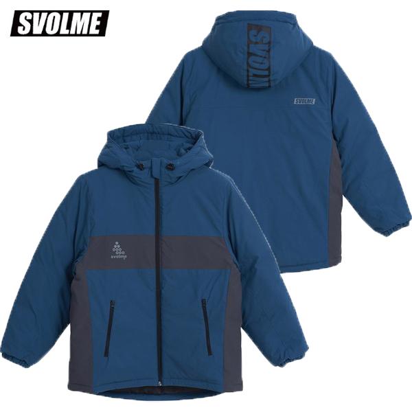 SVOLME（スボルメ） ジュニア中綿ウォームジャケット ブルーグリーン