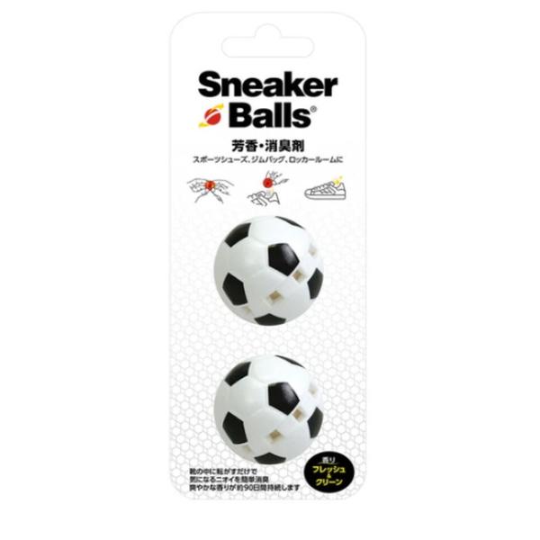 フレッシュ＆グリーンの香りが持続！多目的に使える芳香・消臭剤靴の中に転がすだけで気になるニオイを簡単消臭。爽やかなフレッシュ＆グリーンの香りが持続します。ジムバッグ、ロッカーなどにもお使いいただけます。消臭成分はボールの中に入っているので、...