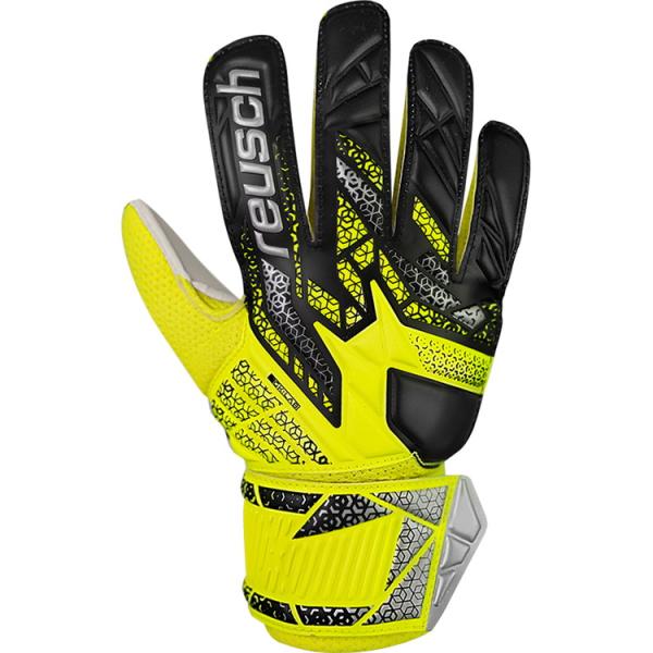 メーカー　REUSCH　ロイシュアトラクト フリーゲル シルバー ジュニア品番：5562515 2014(2014)セイフティイエロー/シルバー4,5,6,7￥4,000（税込 ￥4,400）●パーム:ロイシュソリッド●カット:エクスパンス...