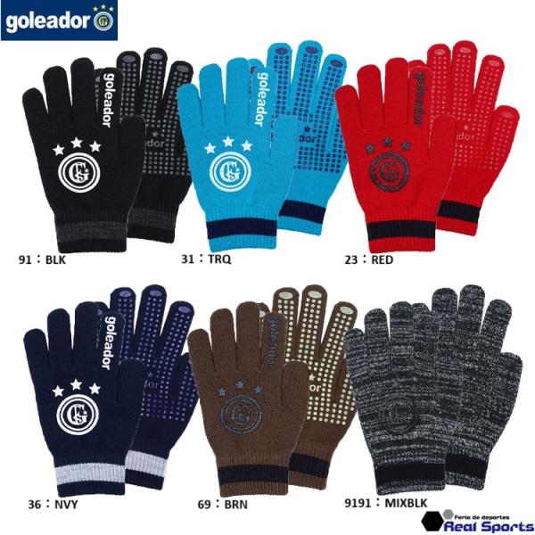 JR/jr/ジュニア/子供用/KIDS/キッズ/大人用2024 秋冬モデルgoleadorの定番グローブがリニューアル！新たな配色の全6色展開。チームや仲間と揃えるものおすすめ。□サイズJr / F□素材コットン 70% / アクリル 30...