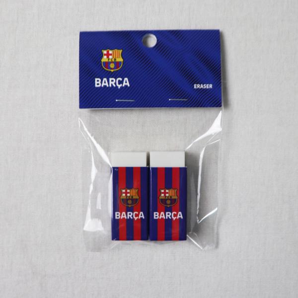 オフィシャル ライセンスグッズ FCバルセロナ FCB 消しゴム(2個セット) bcn88056 文房具 海外クラブ サッカー ファングッズ