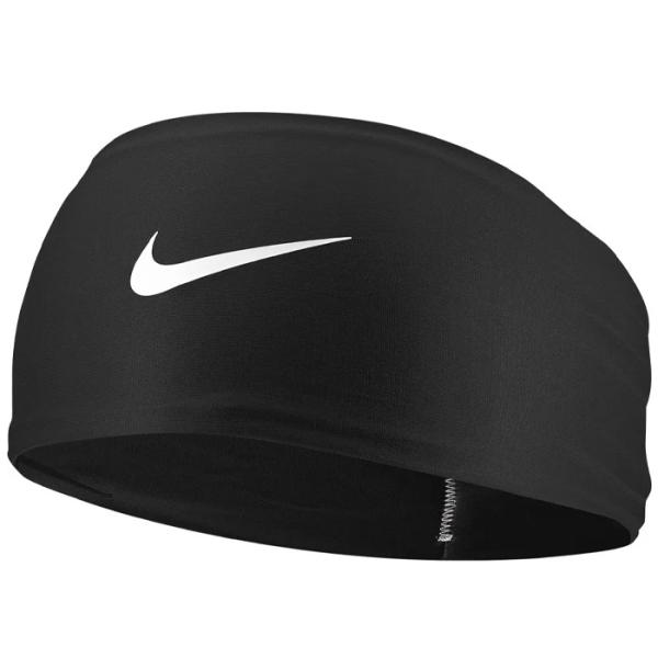 NIKE ナイキ Dri-Fit フューリー ワイドヘッドバンド ブラック/ホワイト bn3054-027 黒白 ターバン ヘアアクセサリー ヘアバンド 幅広