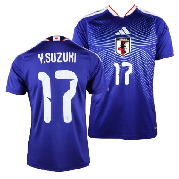 adidas（アディダス） ＃17 鈴木唯人 サッカー 日本代表2026ホーム