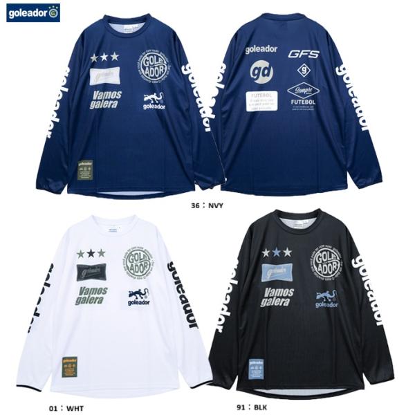 goleador（ゴレアドール） SignBoardデザインロングプラクティスシャツ