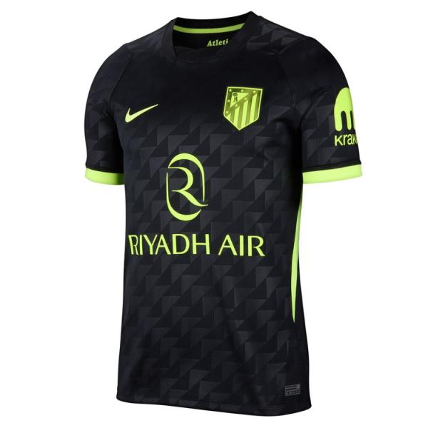 NIKE ナイキ 26/27 アトレティコ マドリード AWAY レプリカユニフォーム ii1932 011 レプリカシャツ スタジアムシャツ ゲームシャツ サッカー 半袖 ブラック 黒