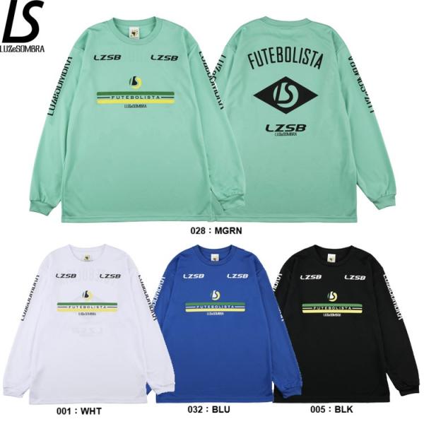 LUZeSOMBRA ルースイソンブラ RHOMBUS L/S PRA SHIRT 26FW l1262007 長袖プラシャツ ロングスリーブ シャツ トレーニング サッカー