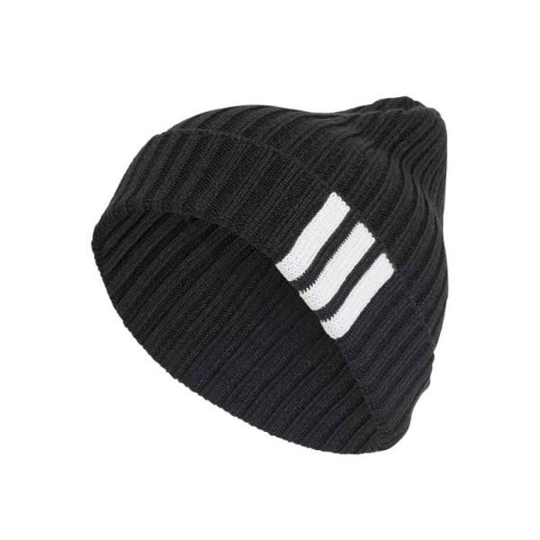 adidas アディダス 3ストライプス ビーニー ブラック p8119-kh2015 ニットキャップ ニット帽 サッカー 黒