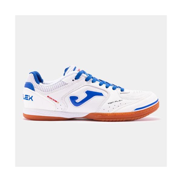 Joma（ホマ） TOP FLEX INDOOR ホワイト/ブルー tops2122in フットサル