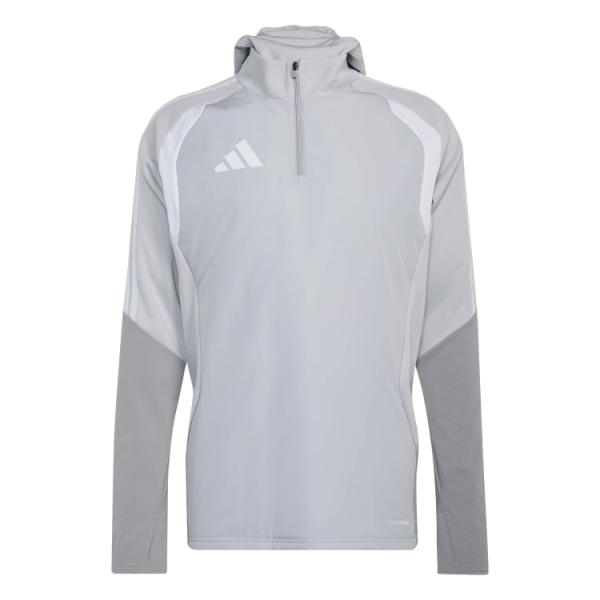 adidas アディダス TIRO26 COMPETITION ウィンタライズドトップ ライトグレー ug222-kb2713 トレーニングウエア サッカー ハーフジップ 裏起毛