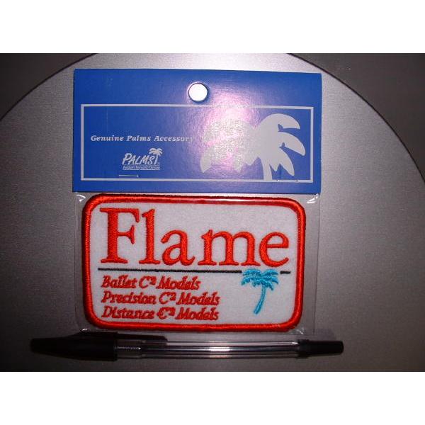 Palms/パームス！フレーム/ワッペン/エンブレム : palms-flameredwpn 