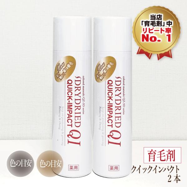 育毛剤 120mL 2本セット ドライドライド クイックインパクト 育毛 発毛促進 薄毛 男性用 女性用 抜け毛 頭皮ケア