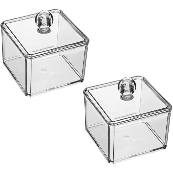 バリエーションコード : 2BJP46J4WJ「アクリル収納ボックス」コットンや綿棒などのスキンケア用品を整理整頓したい時に活躍してくれるクリアコスメケースです。パッケージの箱に入れたままでは使いにくいと感じている方にもおすすめです。「高品...