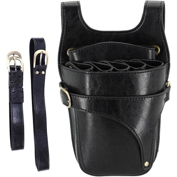 バリエーションコード : 2B2GVFQS12「5丁挿しレザーシザーケース」ハサミ5丁やコーム、ヘアクリップを収納できます。重量350g未満で軽く、軽量で長くお使い頂けます。「分解して内部清掃可能」内部のケースを着脱することにより、ケース内...