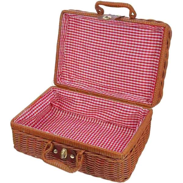 ・Let’ｓ Goピクニック。このピクニックバスケットに美味しいお料理をたくさん詰めて、ピクニックに出かけましょう。澄み渡る青空、広大な自然の中、ご家族や友人とピクニックを楽しみましょう。・約4人分のピクニック用のお料理を持ち運ぶのにちょう...