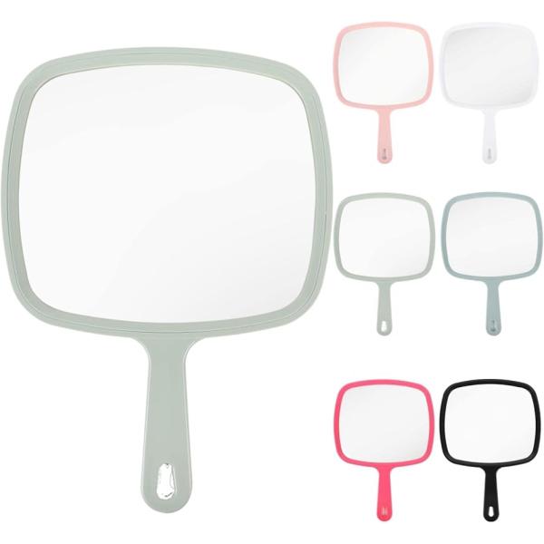 バリエーションコード : 2B2PSNCWWN「大きくて見やすい」 大きくて横に長いハンドミラー。縦長タイプより顔全体が見やすい実用的なデザインです。鏡面は高解像度で細かいところまでクリアに映るため、毎日のメイクに大活躍するでしょう。「滑り...