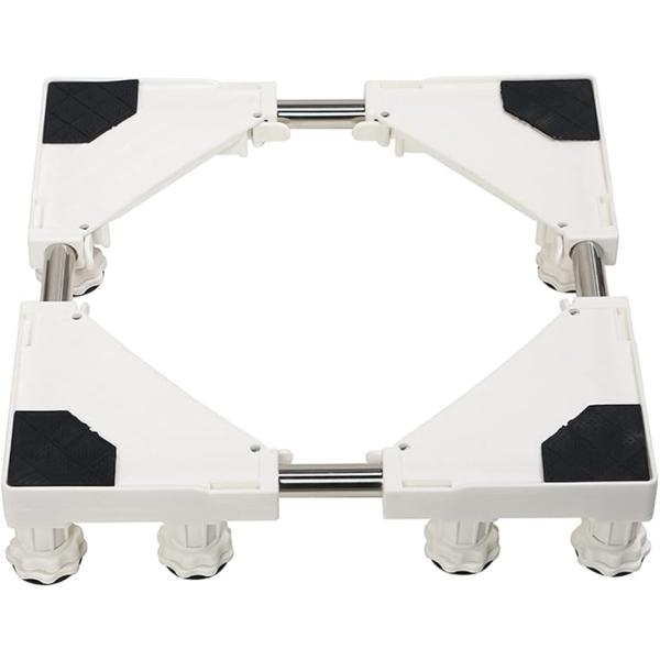 他サイト： 洗濯機 台 パン ドラム式洗濯機 冷蔵庫 かさ上げ キャスターなし 調節 8脚固定・ホワイトの商品画像