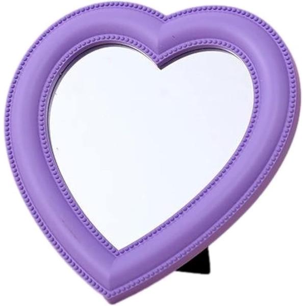 バリエーションコード : 2B8ORI8W90・かわいいハート型のミラーです。後ろに壁掛け用の金具がついていますので壁掛け・スタンドの両方で使うことが出来ます。・クッション入りのカバーは鏡面を保護してくれるので割れにくいです。・高品質で多目...