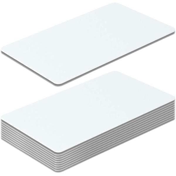 ・名札、社員証、学生証、メンバーズカード等にお使い頂ける白色無地のプラスチックカードです。・ダイレクト方式や再転写方式の昇華型プリンタなど、カードプリンタでの印刷が可能です。・サイズは横86mmx縦54mmx厚さ0.76mmのJIS規格に準...