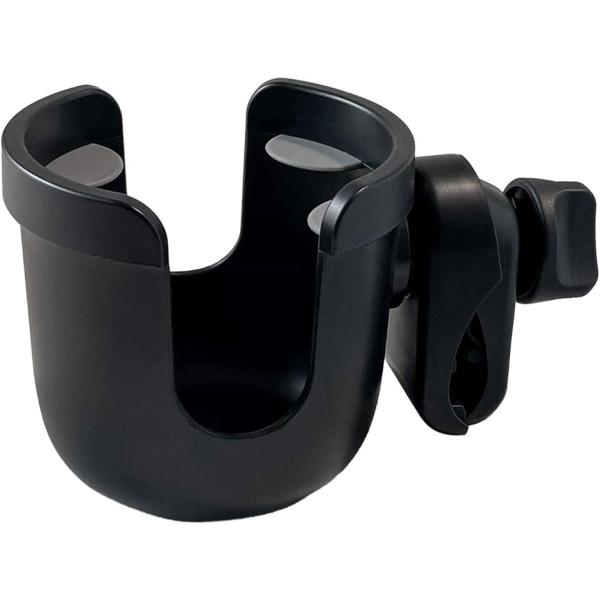 他サイト： ヴィトリア ベビーカー ドリンクホルダー 自転車 カップホルダー ベビーシート 360度回転 ABS樹脂素材使用(ブラック,  1個)の商品画像