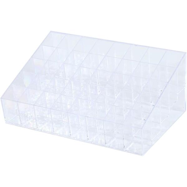 「一目でわかるクリアタイプ」口紅など化粧品の保管にお使い頂けるコスメ収納スタンドです。本体は透明で階段形状になっていますので、収納したコスメが取り出しやすくなっております。「様々な用途に」メイク道具の整理のみならずインテリアやお店のディスプ...