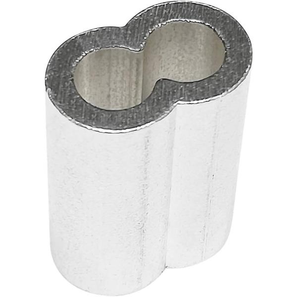 バリエーションコード : 2B8VK9YCKL・ワイヤー作業に必須のアルミスリーブ。ワイヤを包み込むダルマ穴で安心のかしめ強度です・サイズ:6mm 5mm 4mm 3mm 2mm 1.5mm 1.2mm 1.0mm よりお選びください。・数...