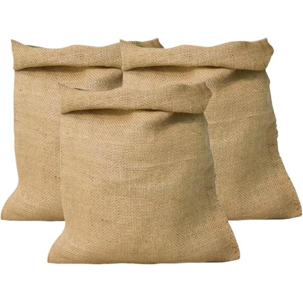 バリエーションコード : 2B91D6U8CR「厚手で丈夫な麻袋」 約40x約60cmの大きなサイズで、園芸作業や土の運搬に最適な麻袋です。丈夫で使いやすく、様々な用途に活躍する頼れるアイテムです。「多用途に活躍」 土砂や肥料、果物、野菜な...