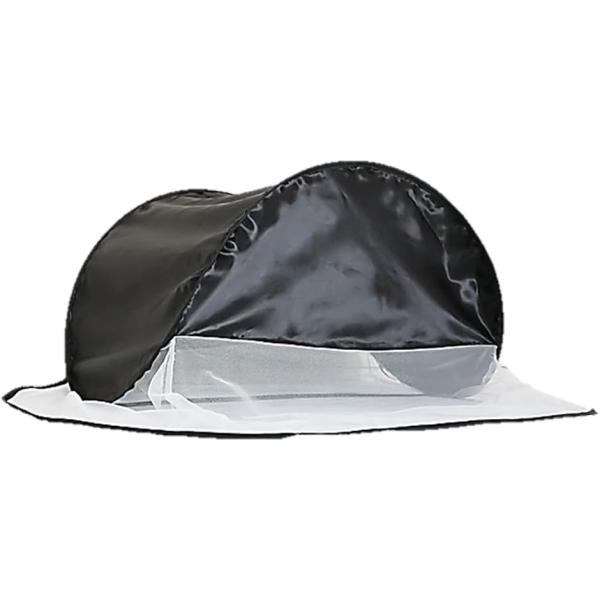 スリーピングドームと蚊帳の両方の機能をもった商品です。「蚊帳」　アウトドア キャンプ で蚊や害虫が顔の周りに近ずくと集中して寝れない経験は誰しもがあると思います。サンシェードテントが顔から胸元までガードできるので不快な思いをすることなく快適...