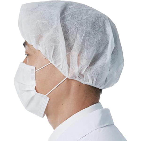 工場や研究所などで使用される使い捨て衛生キャップ100枚セットです。通気性の良い軽量不織布なので、毛髪の落下や異物混入を防ぎ、長時間着用することが可能です。ゴム付きなのでそのまま広げて被れる簡単着脱タイプ。男女兼用のフリーサイズですので長髪...