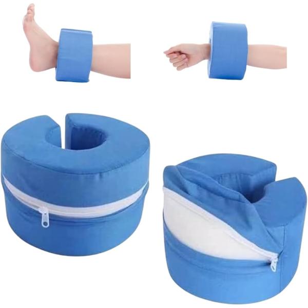 「簡単装着で負担軽減」長時間の座り込みや寝たきりの方の同じ姿勢による身体への負担を軽減してくれるC型タイプの介護用クッションです。手首や足首にクッションをはめるだけで簡単に装着でき体圧を分散します。「通気性の良い素材」非常に高い通気性と長時...