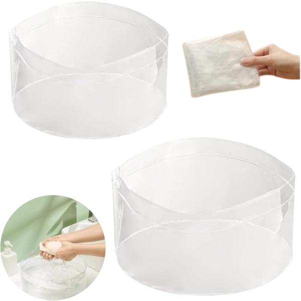 持ち運び便利なポータブルデザイン 折りたたみ可能なデザインで、旅行やキャンプにぴったり。荷物のスペースを節約しつつ、必要なときには広げて大容量洗面器として活躍します。丈夫で透明感のある高品質素材 高強度PVC素材で作られた洗面器は、軽量なが...