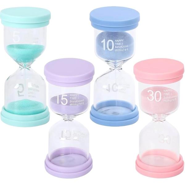 「インテリアとしてもおすすめ」マカロンカラーの可愛いデザインでリビングや子供部屋に置けばオシャレなインテリアとしても役立つ砂時計です。「用途に応じて使い分けができる砂時計」5分、10分、15分、30分の4種類の砂時計がセットになっています。...