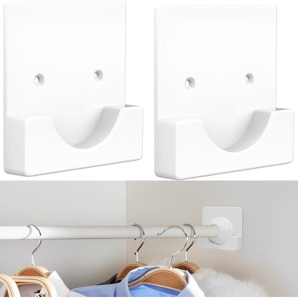 「突っ張り棒の補強に」突っ張り棒の落下による事故を防ぐ事のできる、便利な補強アイテムです。粘着タイプとなっているので取り付けがしやすく、さらに穴にネジを通せば、より強度をアップすることもできます。「高品質ABS樹脂」高耐久のABS樹脂となっ...