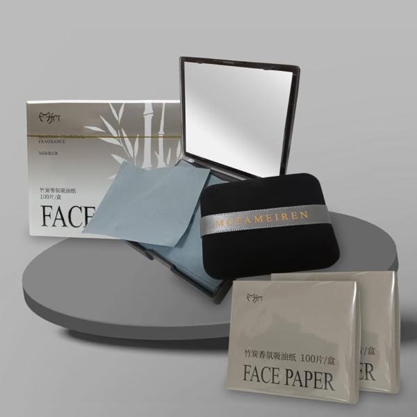バリエーションコード : 2B9JXOIL44「あぶらとり紙はここまで進化した。。」携帯性、耐久性、吸収力、三つを兼ね備えたあぶらとり紙。鏡付専用ケースに100枚の紙を収納しながらコンパクトで薄手。更に交換用、そのままでも持ち運び可能な10...