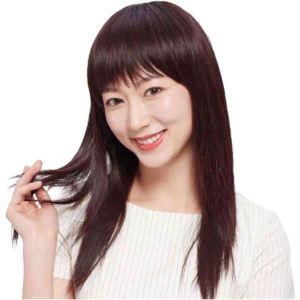 他サイト： 人毛100% ロング ストレート フルウィッグ 自然 手植え 医療用 かつら 人工皮膚 通気性 レディス 3カラー(ローズブラウン)の商品画像