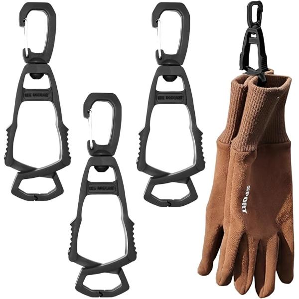 バリエーションコード : 2B9LYCW4US「360度回転フック」フック部分は360度自由自在に動かすことのできるデザインとなっており、とても使いやすい設計です。ズボンやバッグ等に手軽に取り付けられ、アウトドアや現場作業での手袋の紛失防止...