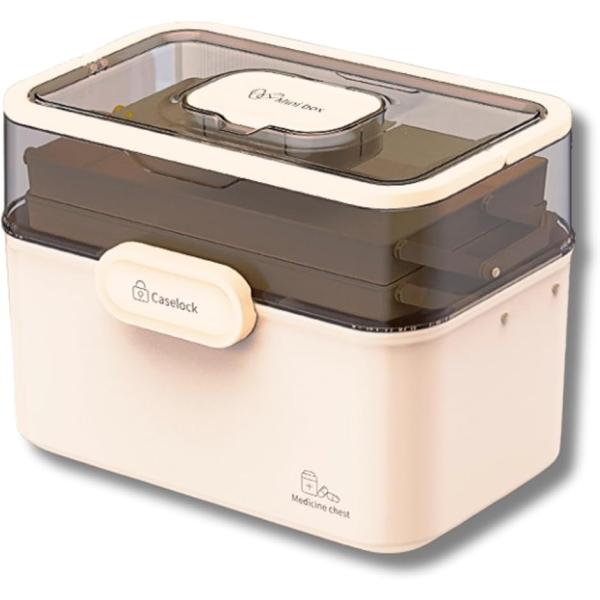 バリエーションコード : 2B9QL3NTCD「大容量」3段折りたたみ式収納ケースで常備薬、救急用品、体温計などたくさんの物を綺麗に収納することが可能です。高さも十分にあるため、背の高い薬等も縦に入れることができスペースを無駄無く活用するこ...